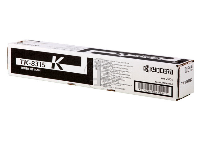 KYOCERA  ORIGINAL - Kyocera TK8315K Noir Cartouche de toner originale 1T02MV0NL0