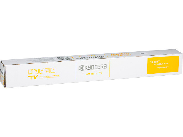 KYOCERA (ORIGINAL) - Kyocera TK8375Y Jaune Cartouche de toner originale 1T02XDANL0