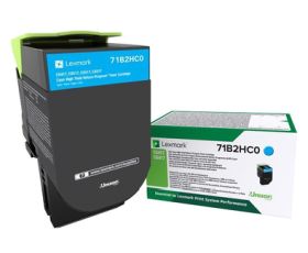 LEXMARK (ORIGINAL) - Lexmark 71B2HC0 Cyan (3500 pages) Cartouche de toner