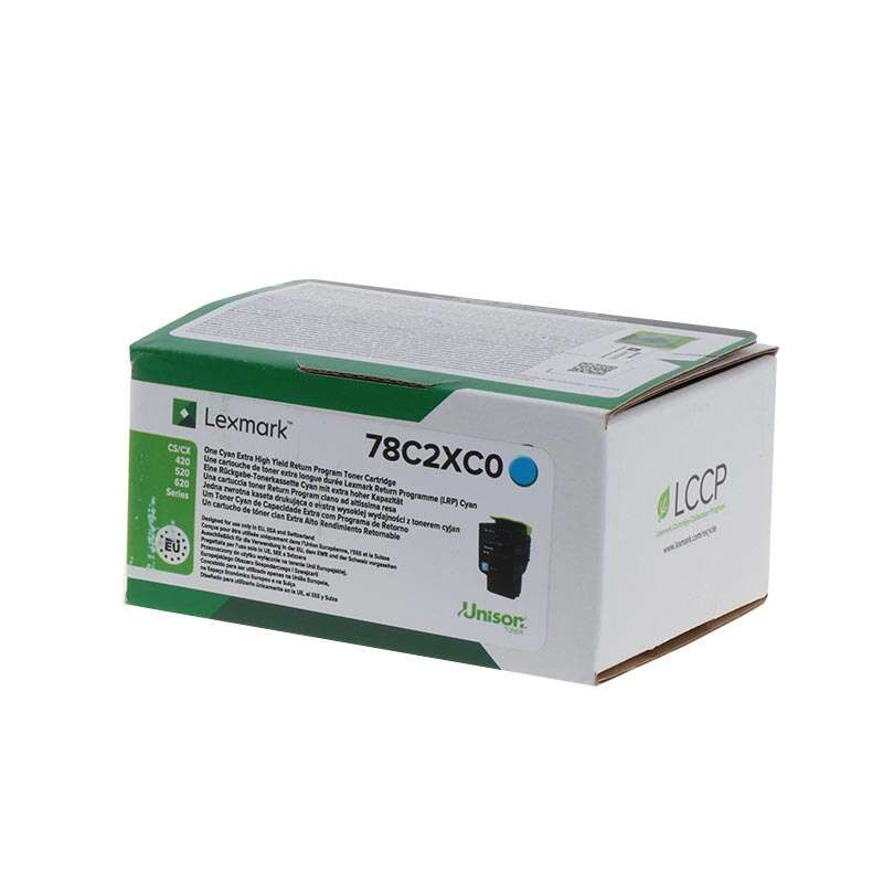 LEXMARK (ORIGINAL) - Lexmark 78C2XC0 Cyan (5000 pages) Toner de marque