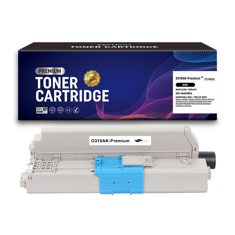 OKI (COMPATIBLE PREMIUM) - OKI 44469803 Noir Toner générique Haute Qualité Premium