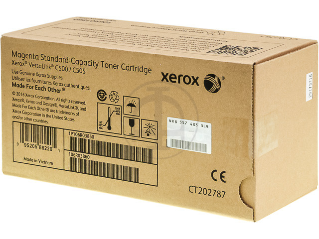 XEROX (ORIGINAL) - Xerox 106R03860 Magenta Cartouche de toner Versalink C500-C505