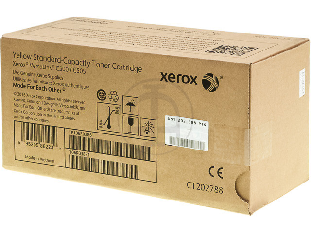 XEROX (ORIGINAL) - Xerox 106R03861 Jaune Cartouche de toner Versalink C500-C505